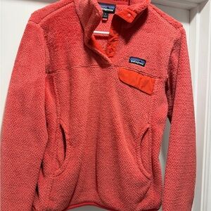 Patagonia Red Re-Tool Snap-T Fleece Pull Over